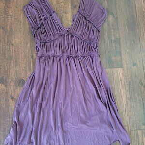 Tory Burch Feldspar Dress Purple Medium M